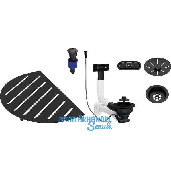 BLANCO Zubeh�rset f�r Sp�le Oovalon Schwarz matt 527994