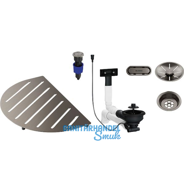 BLANCO Zubeh�rset f�r Sp�le Oovalon satin platinum 527997