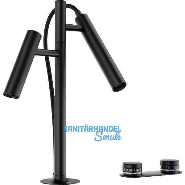 BLANCO Set Armatur Choice Luneoo-S Schwarz matt mit Wasseraufbereitungseinheit