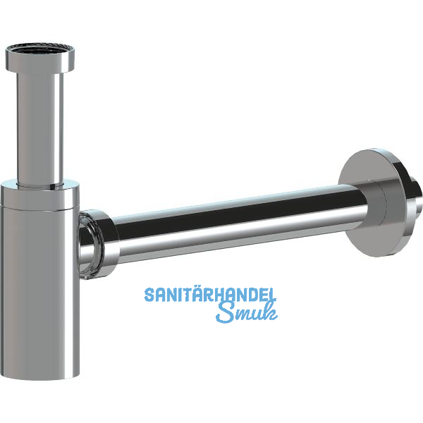 SOLIDO 5/4" x 32 mm Design-Flaschensiphon, Chrom