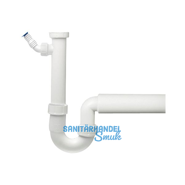 HAAS Siphon mit starrem Schlauch 40/50 mm