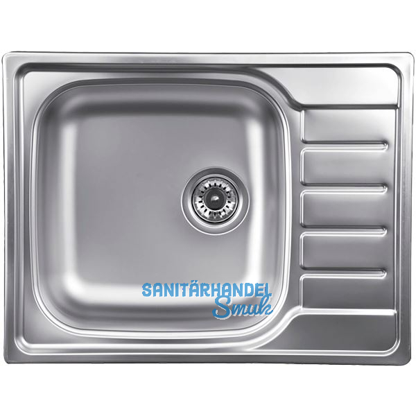 SOLIDO Einbausp�le Triton EX-180, Edelstahl reversibel inkl. S-701-K