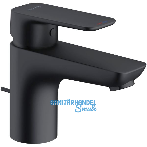 KLUDI Waschtischarmatur Pure&Style druckfest Schwarz matt -