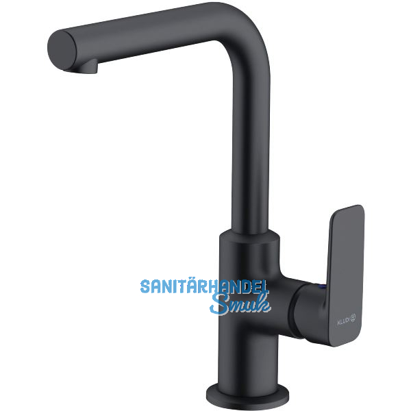 KLUDI Waschtischarmatur Pure&Style L-Auslauf Schwarz matt -