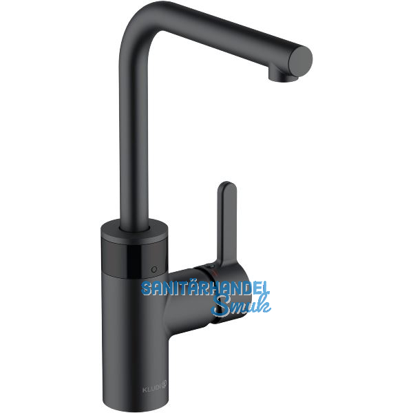 KLUDI K�chenarmatur E-GO 422206675 druckfest Schwarz matt -