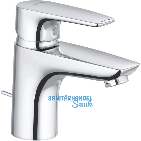 KLUDI Waschtischarmatur Pure&Solid druckfest Chrom -