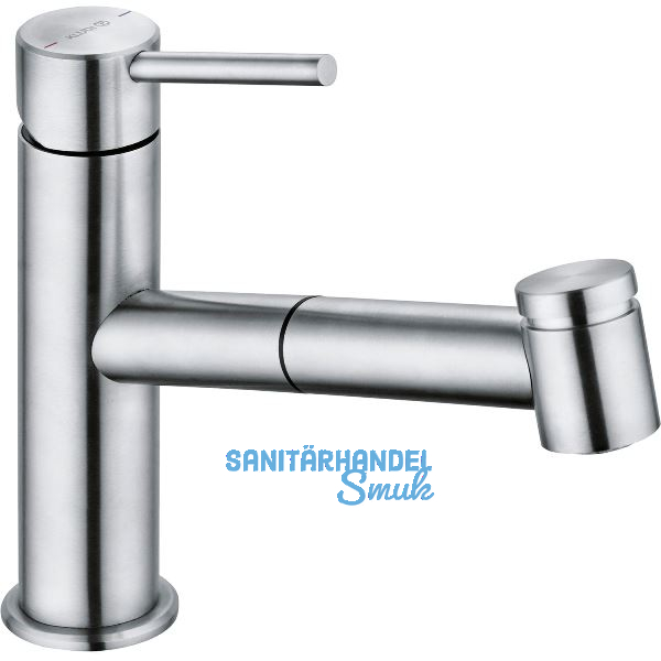 KLUDI K�chenarmatur Steel 44851F860 druckfest Edelstahl geb�rstet