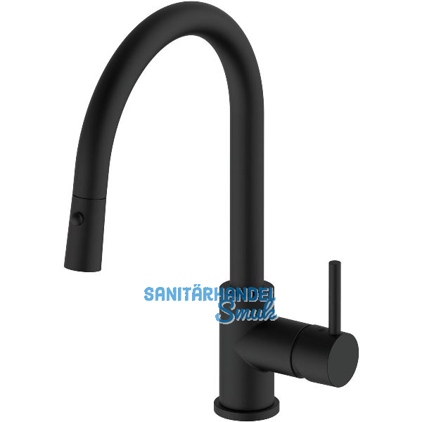 SOLIDO K�chenarmatur Mix/35D 400338SAT00NE druckfest Schwarz matt