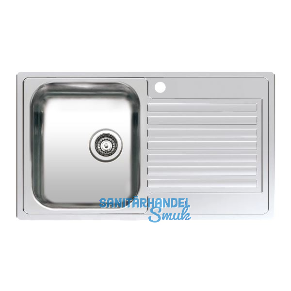 REGINOX CENTURIO L10, 850 x 490 mm reversibel, Edelstahl