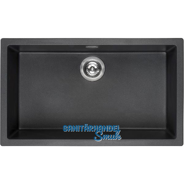 REGINOX 2D-Sp�le Amsterdam 72, 780 x 460 mm, Black Silvery