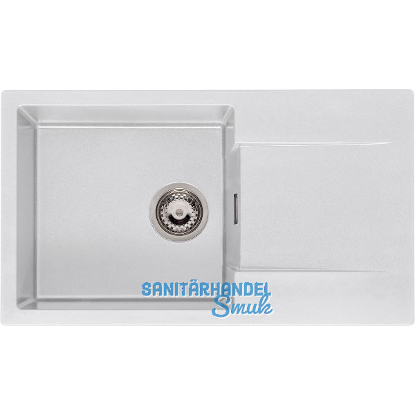 REGINOX Einbausp�le Amsterdam 43, 760 x 435 mm, Pure White, reversibel