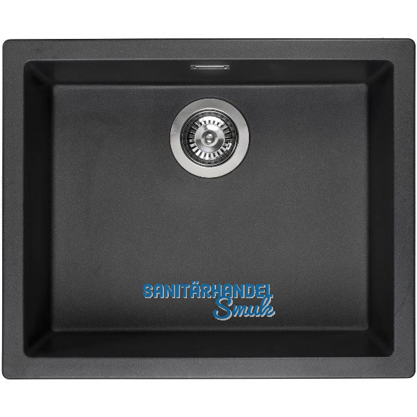 REGINOX 2D-Sp�le Amsterdam 50, 560 x 460 mm, Black Silvery