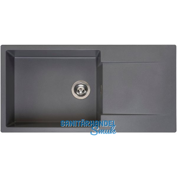 REGINOX Einbausp�le Amsterdam 540, 1000 x 500 mm, Grey Silvery, reversibel