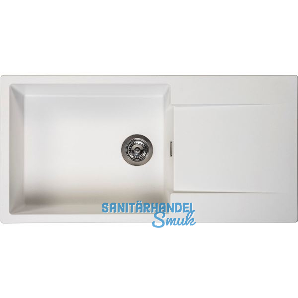 REGINOX Einbausp�le Amsterdam 540, 1000 x 500 mm, Pure White, reversibel