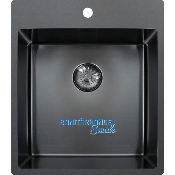 SOLIDO 2D-Sp�le CAPP40KR10GM Edelstahl-Anthrazit Gun Metal