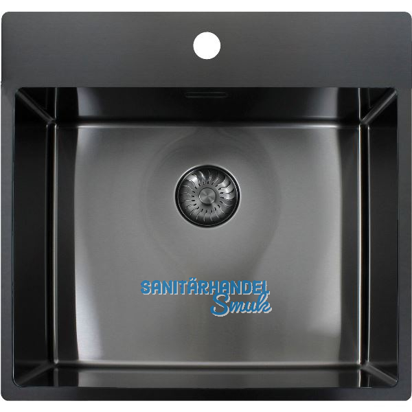 SOLIDO 2D-Sp�le CAPP50KR10GM Edelstahl-Anthrazit Gun Metal