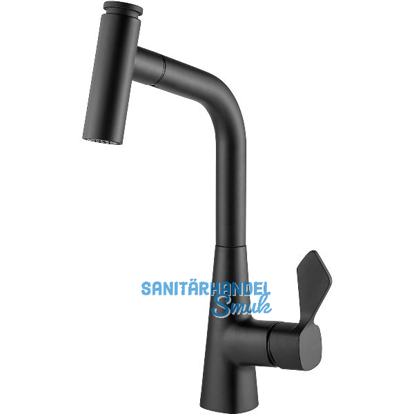 SOLIDO K�chenarmatur Mood D 400742SAT00NE druckfest, Schwarz matt