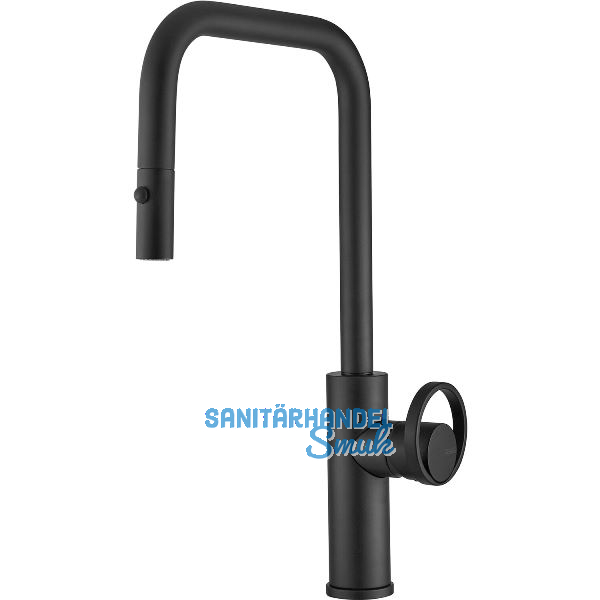 SOLIDO K�chenarmatur Halo druckfest, Schwarz matt