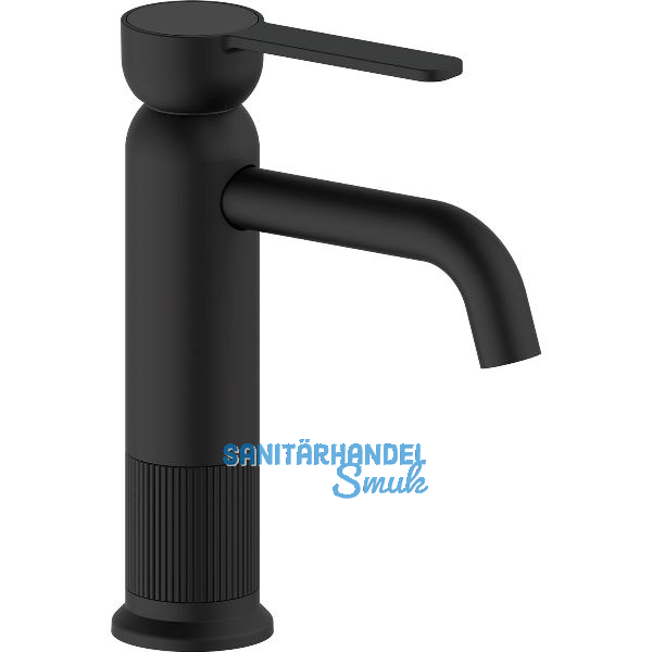 SOLIDO Waschtischarmatur Lumiere druckfest, Schwarz matt