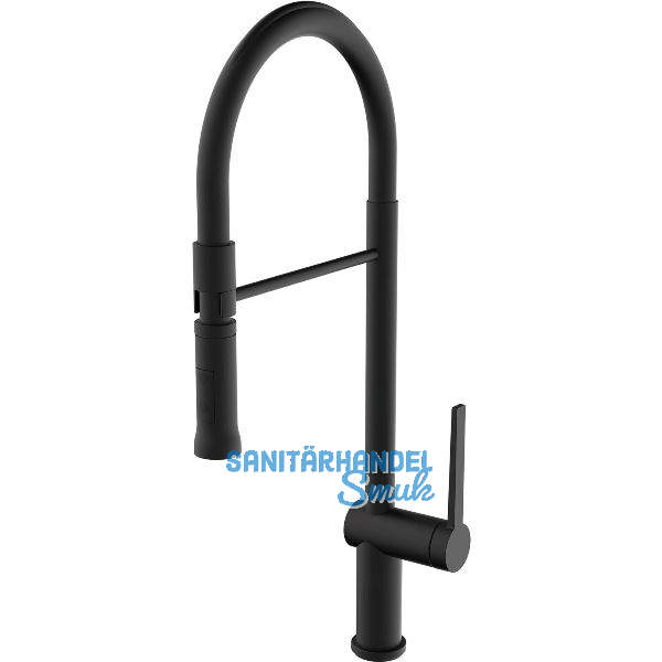 SOLIDO K�chenarmatur Gusto 400556SAT00NE druckfest Schwarz matt