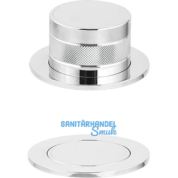 Drehknopf versenkbar CAPDECH, chrom