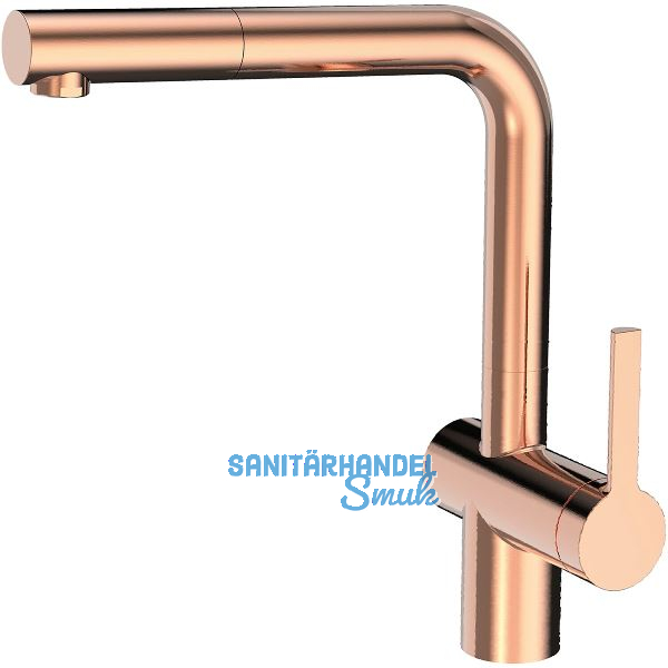 SOLIDO K�chenarmatur CA1108COU mit ausziehbarem Auslauf druckfest, Kupfer