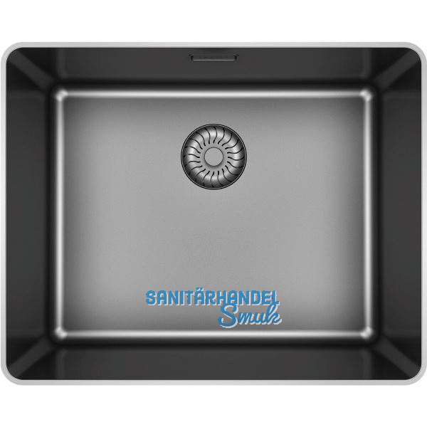 SOLIDO fl�chenb�ndige Sp�le CAPPSR50R20GM Slim Frame Edelst.-Anthrazit Gun Metal