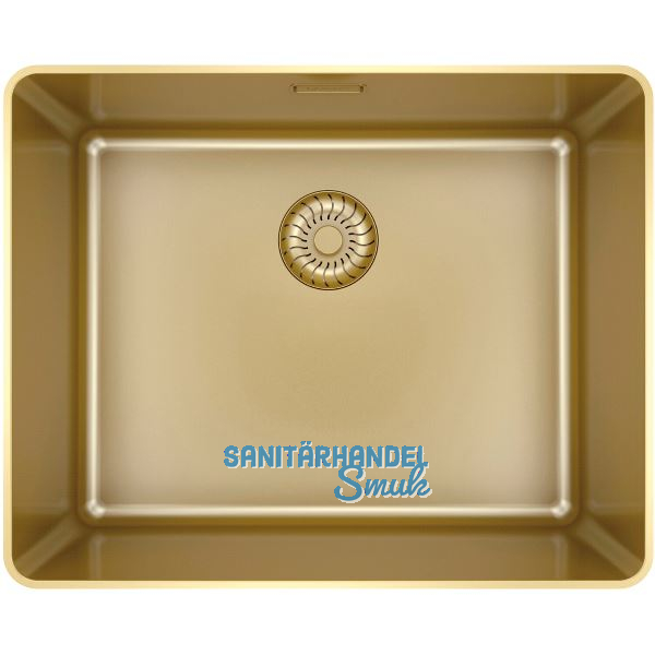 SOLIDO fl�chenb�ndige Sp�le CAPPSR50R20G Slim Frame Edelstahl-Gold