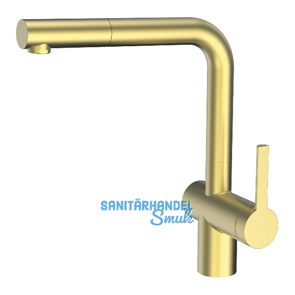 SOLIDO K�chenarmatur CA1108GU mit ausziehbarem Auslauf druckfest, Gold