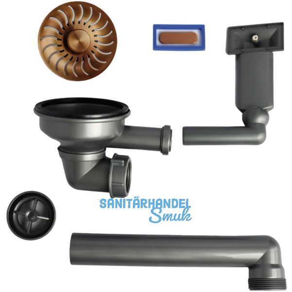 CARESSI Ab- und �berlaufgarnitur CAPP50519CO Kupfer