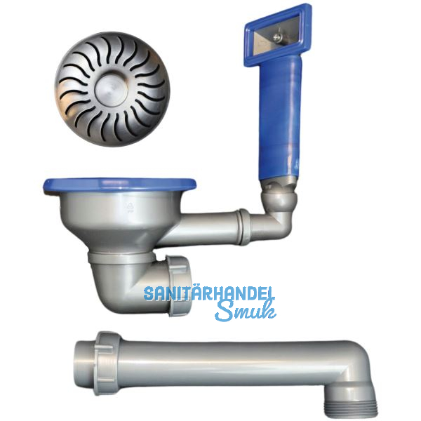 CARESSI Ab- und �berlaufgarnitur CAPPKP24NI Edelstahl
