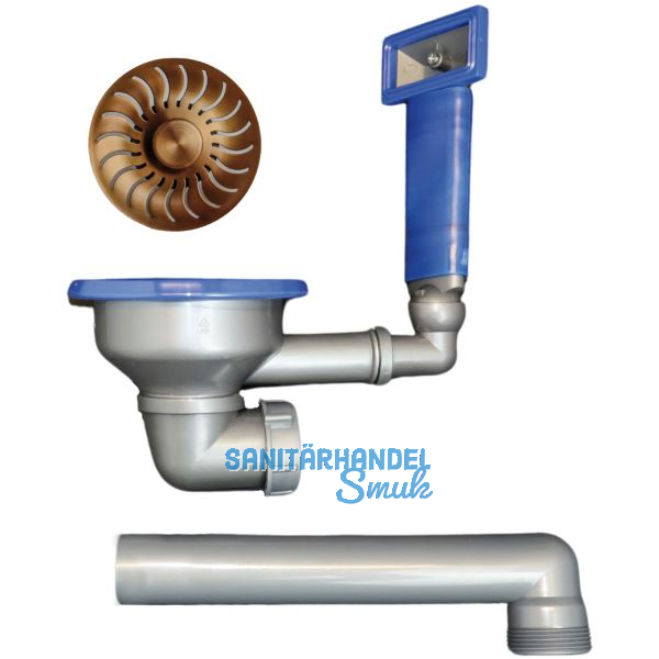 CARESSI Ab- und �berlaufgarnitur CAPPKP24NCO Kupfer