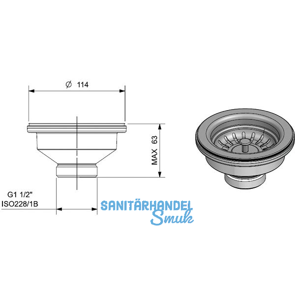 REGINOX Ablaufventil R26847