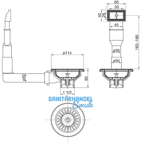 REGINOX Ab- und �berlaufventil R32534