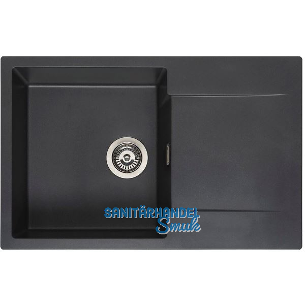 REGINOX Einbausp�le Amsterdam 78 Black Silvery