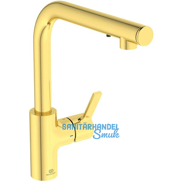 IDEAL STANDARD 2in1 K�chenarmatur mit Seifenspender Gusto iMX Satin Gold