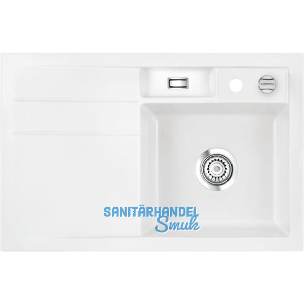 SYSTEMCERAM Einbausp�le Bela 78, 780 x 510 mm �1,5% Tropfteil links, Polar