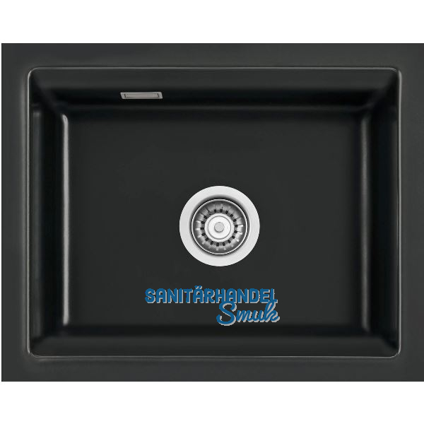 SYSTEMCERAM Unterbau-Sp�le Kara 50U/g Nero Excenter