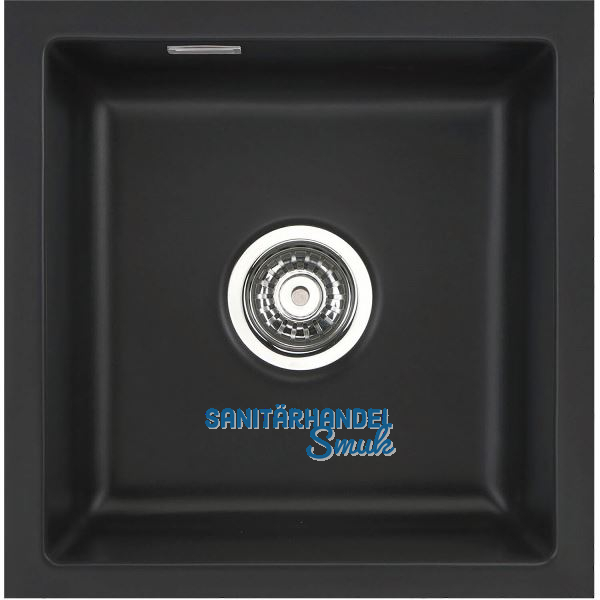 SYSTEMCERAM Unterbau-Sp�le Mera 40U Nigra Excenter