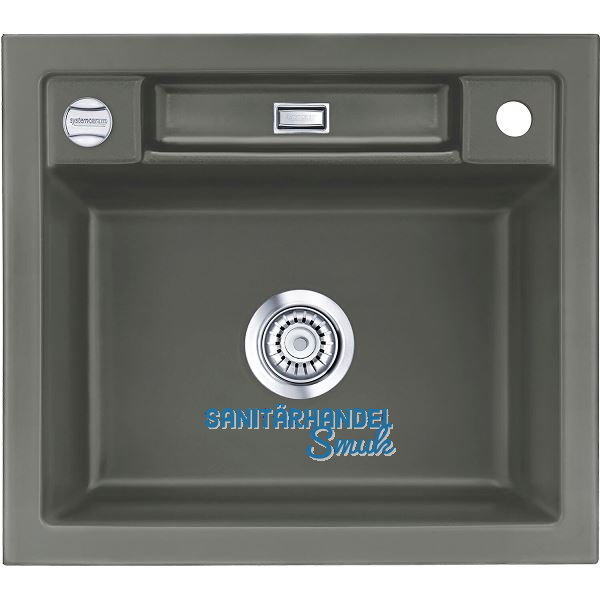 SYSTEMCERAM Einbausp�le Bela 57, 575 x 510 mm �1,5% reversibel, Lava