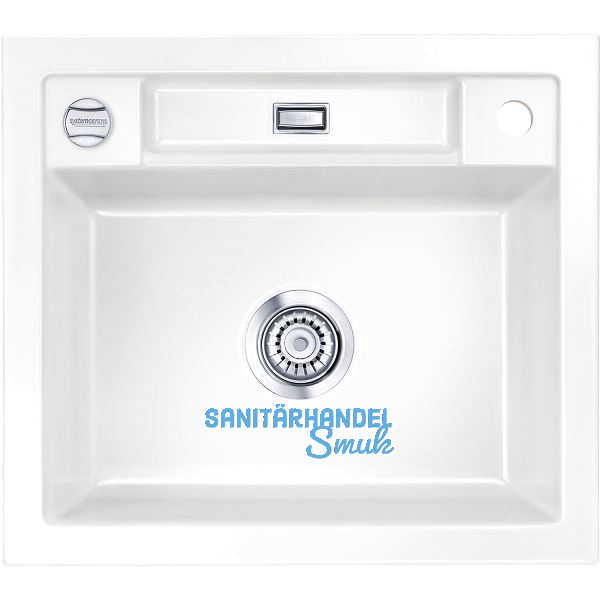 SYSTEMCERAM Einbausp�le Bela 57, 575 x 510 mm reversibel, Gr�nland Excenter