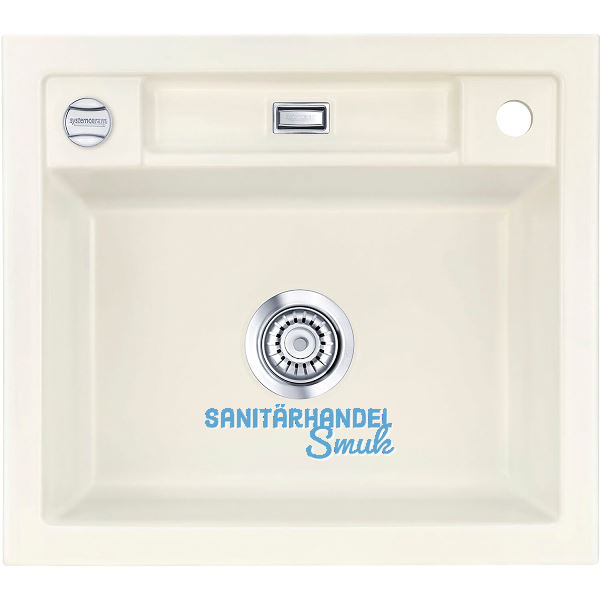 SYSTEMCERAM Einbausp�le Bela 57, 575 x 510 mm reversibel, Jasmin Excenter