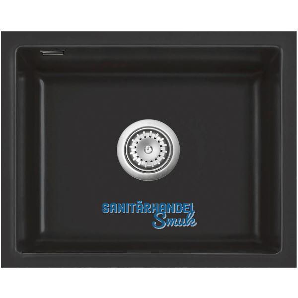 SYSTEMCERAM Unterbau-Sp�le Mera 50U/g Nigra geschliffen