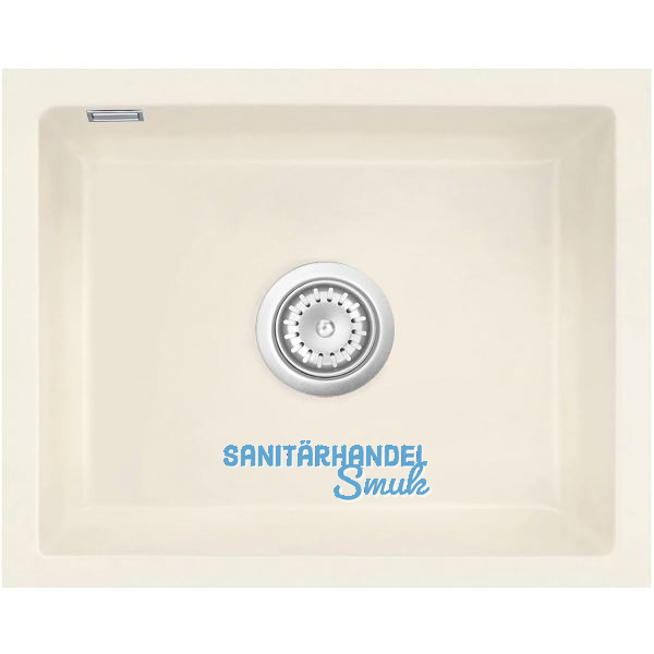 SYSTEMCERAM Unterbau-Sp�le Mera 50U/g Jasmin geschliffen mit Excenter