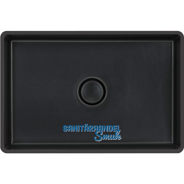 SYSTEMCERAM Unterbauwaschtisch Lavara 60 U/g, Keramik Nigra