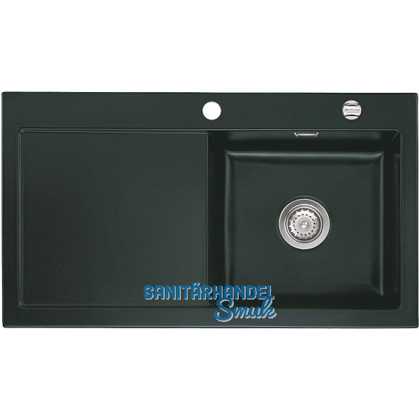 SYSTEMCERAM Einbausp�le Mera 90, 900 x 510 mm �1,5% Tt. links, Eibe