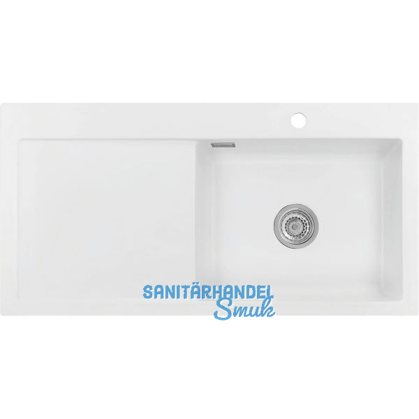 SYSTEMCERAM Einbausp�le Mera 100 SL, 1000 x 510 mm TT. links, Polar