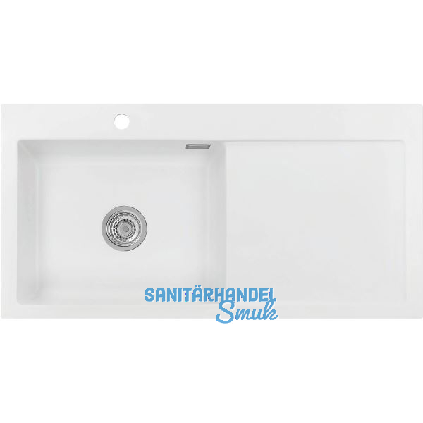 SYSTEMCERAM Einbausp�le Mera 100 SL, 1000 x 510 mm TT. rechts, Polar