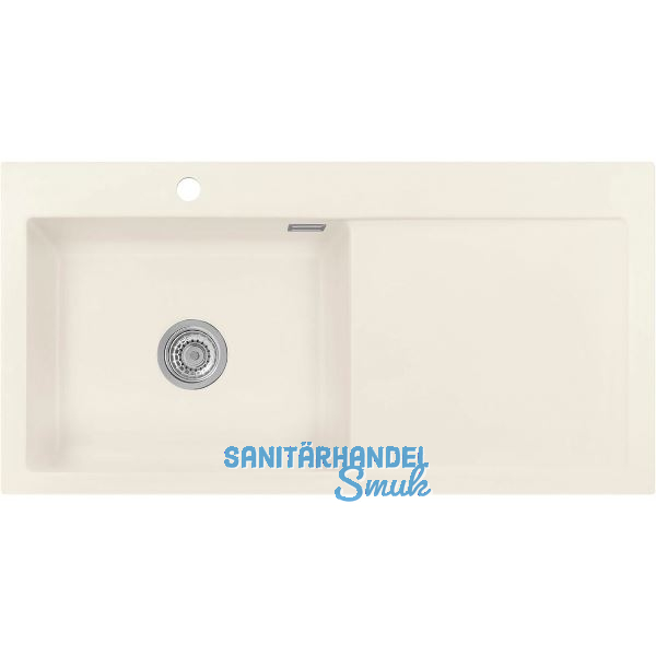 SYSTEMCERAM Einbausp�le Mera 100 SL, 1000 x 510 mm TT. rechts, Jasmin