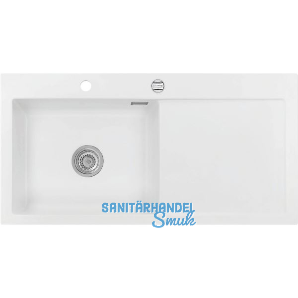 SYSTEMCERAM Einbausp�le Mera 100 SL, 1000 x 510 mm TT. rechts, Polar Exzenter